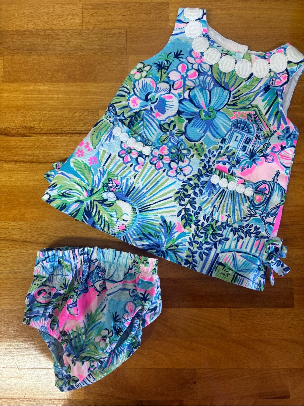 Lilly Pulitzer x Disney Baby Top & Bloomers Set 3-6M